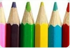 Coloured pencils